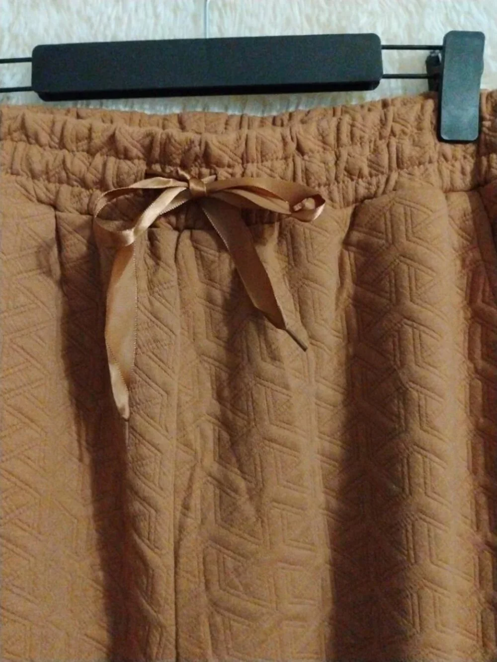 Simply Southern Quilted Wide Leg Pants Gem Pearl Embellished Rhinestone Size XL
